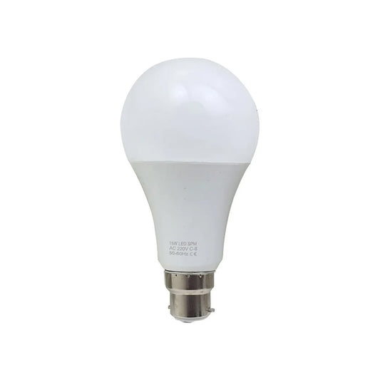 B22 15W LED Non Dimmable Energy Saving Light Bulbs - Cool White