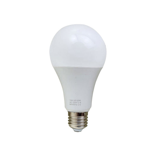 E27 15W LED Non Dimmable Energy Saving Light Bulbs - Cool White
