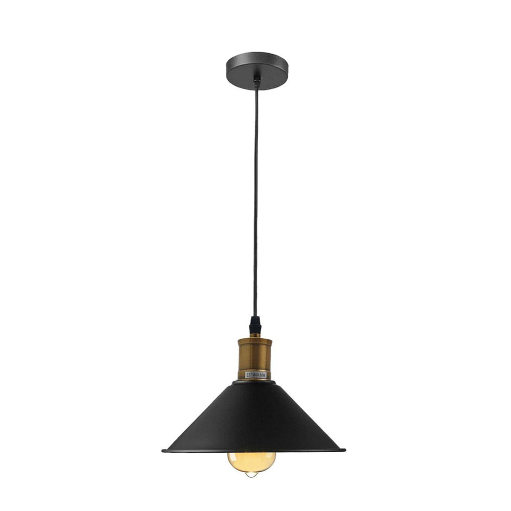 Cone Industrial Style Pendant Light in 7 Colours