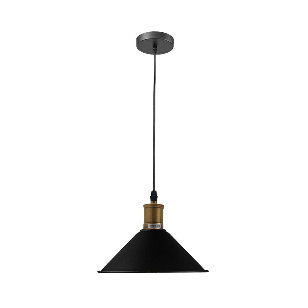 Cone Industrial Style Pendant Light in 7 Colours