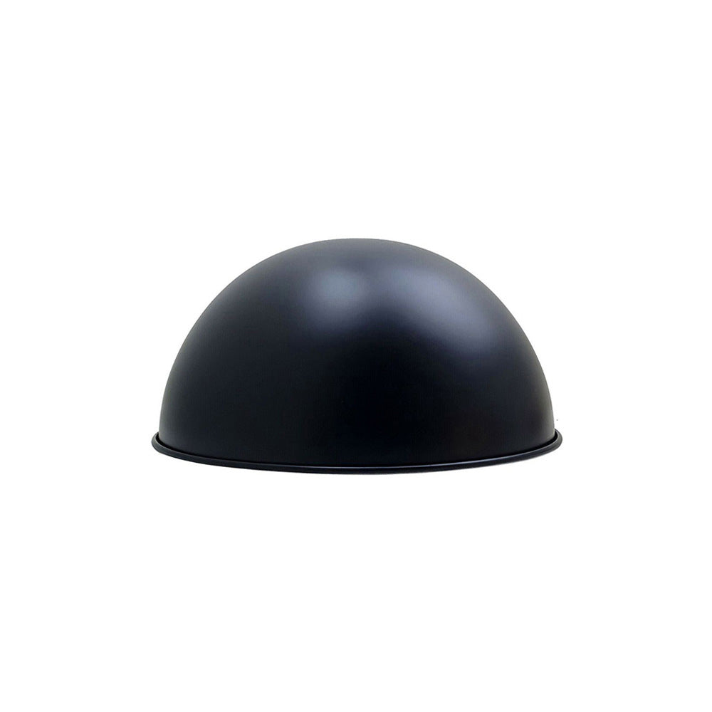 Black (White Inner) Dome Light Shade - Medium