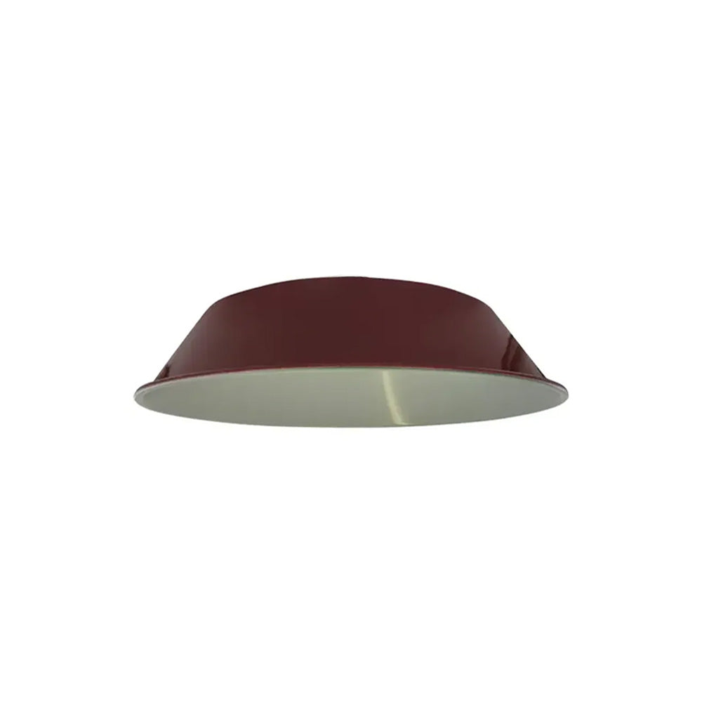 Burgundy Bowl Industrial Retro Light Shade