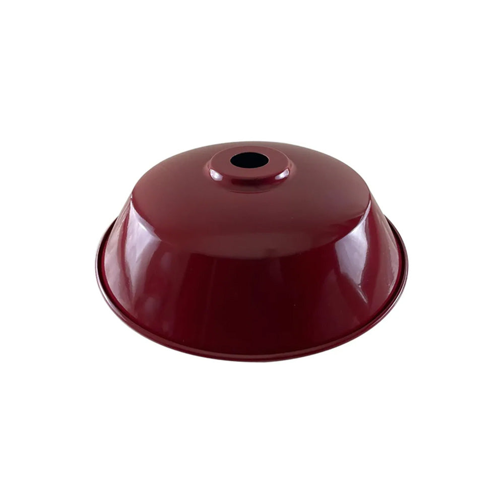 Burgundy Bowl Industrial Retro Light Shade - 3 Pack