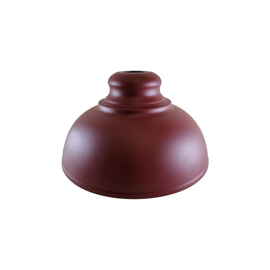 Burgundy Dome Vintage Light Shade - Medium