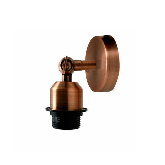 Copper Industrial Adjustable Wall Light - Without Bulb