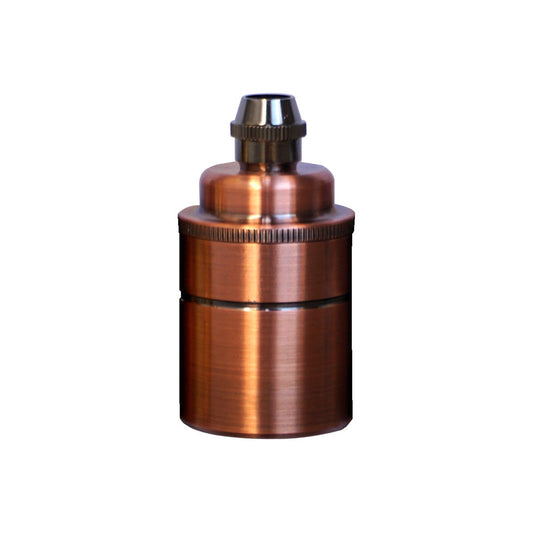 Copper E27 Vintage Style Metal Pendant Lamp Holder - Edison Screw Bulb Holder