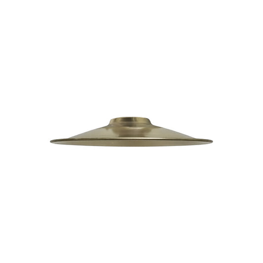 Green Brass Flat Vintage Light Shade
