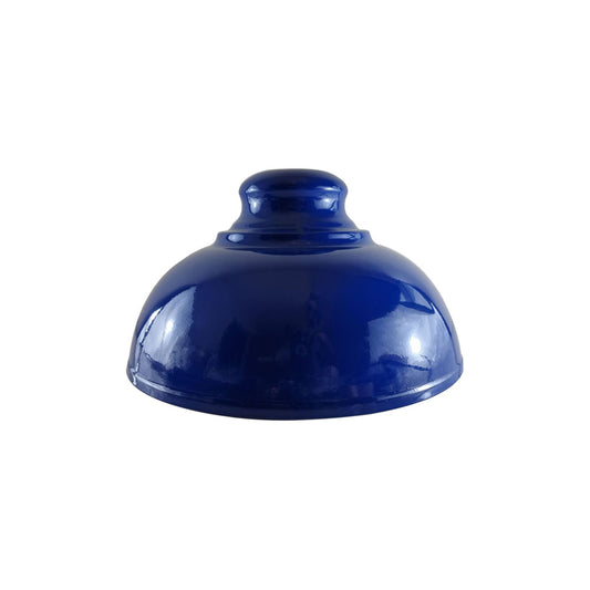 Navy Blue Dome Vintage Light Shade - Medium