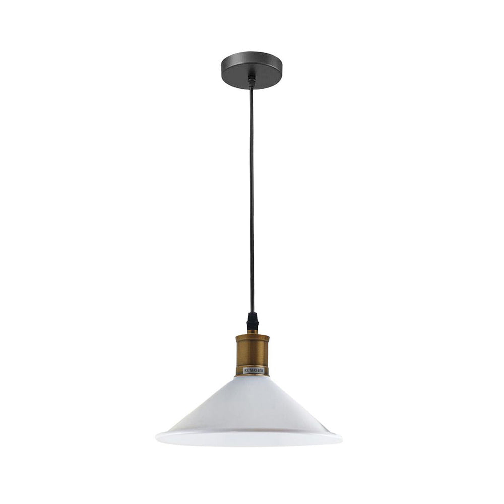 Cone Industrial Style Pendant Light in 7 Colours