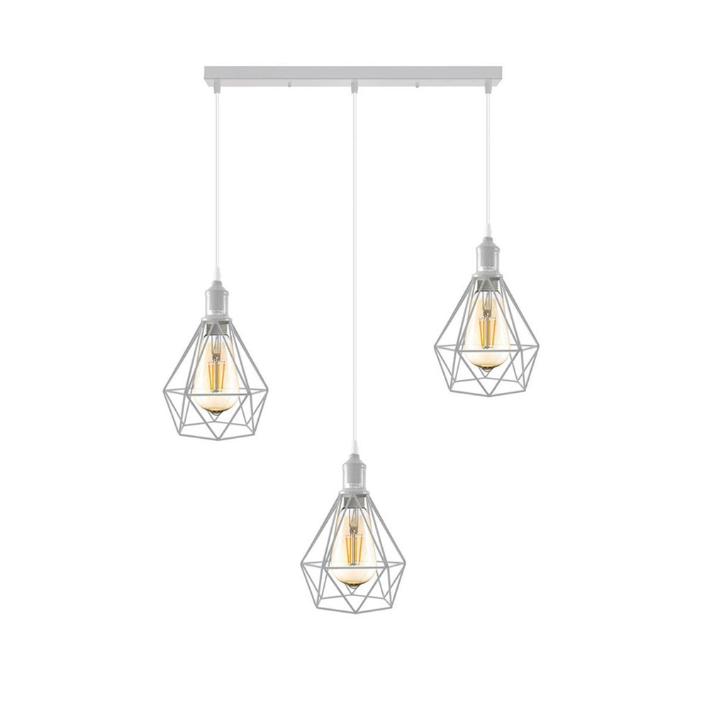 Diamond Cage 3 Light Pendant