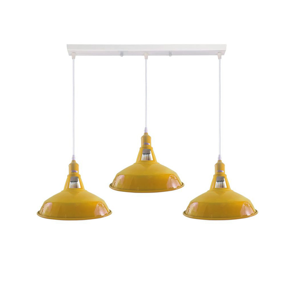 Yellow Barn Industrial Style 3 Light Pendant