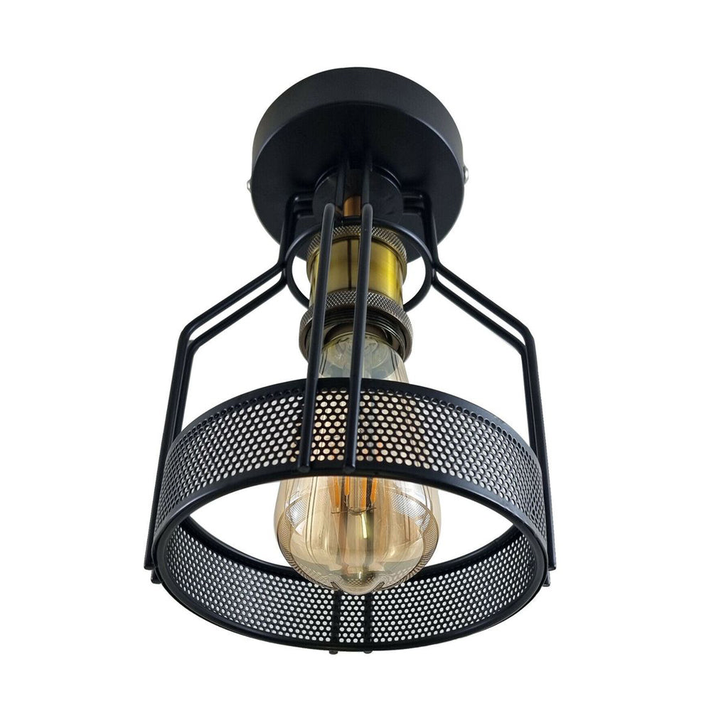 Bird Cage Ceiling Light - Flush Mounted