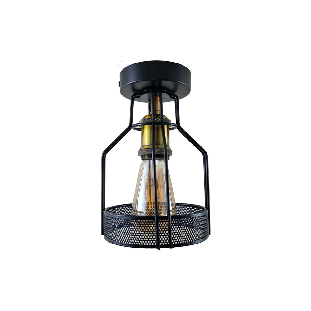 Bird Cage Ceiling Light - Flush Mounted