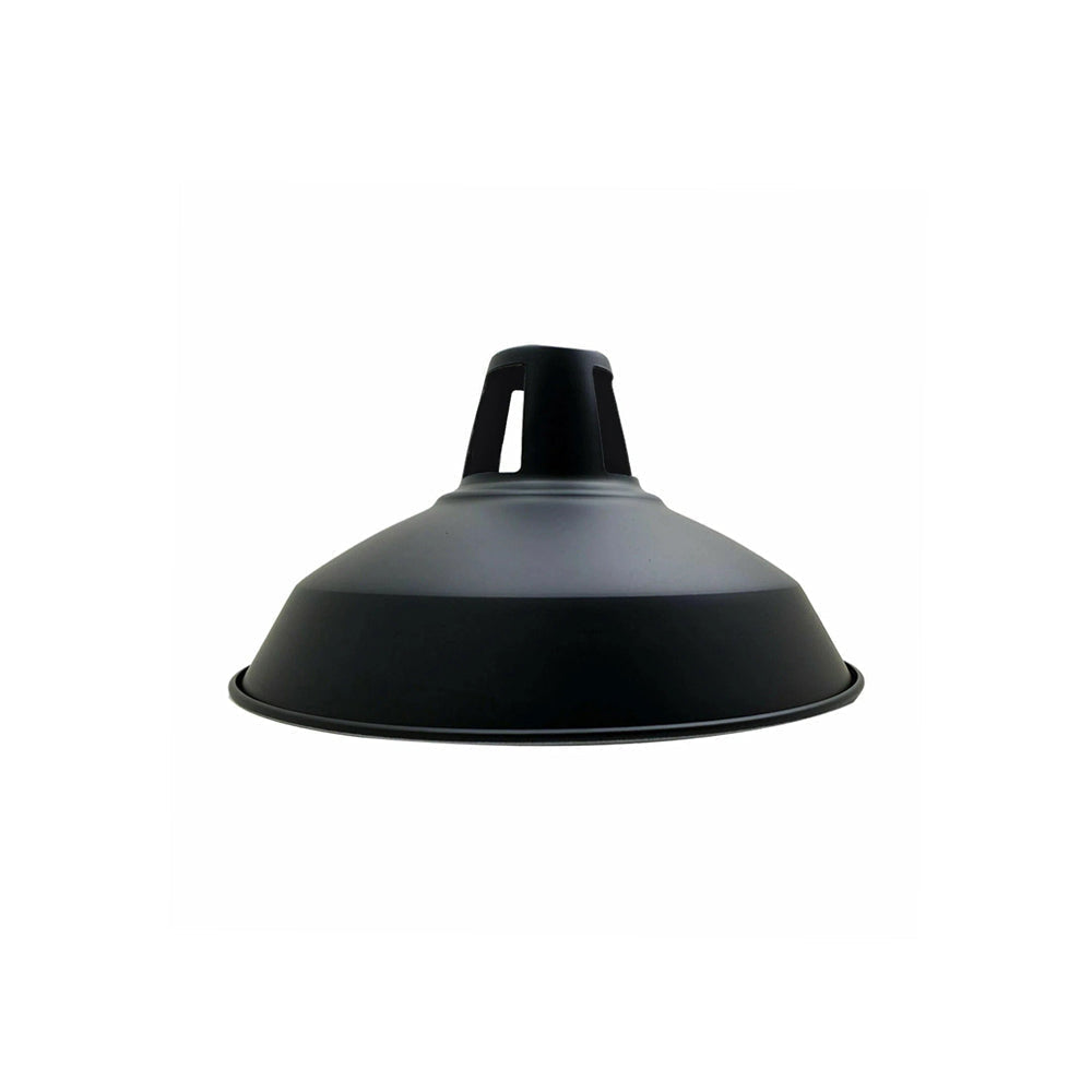 Black (Black Inner) Barn Industrial Light Shade