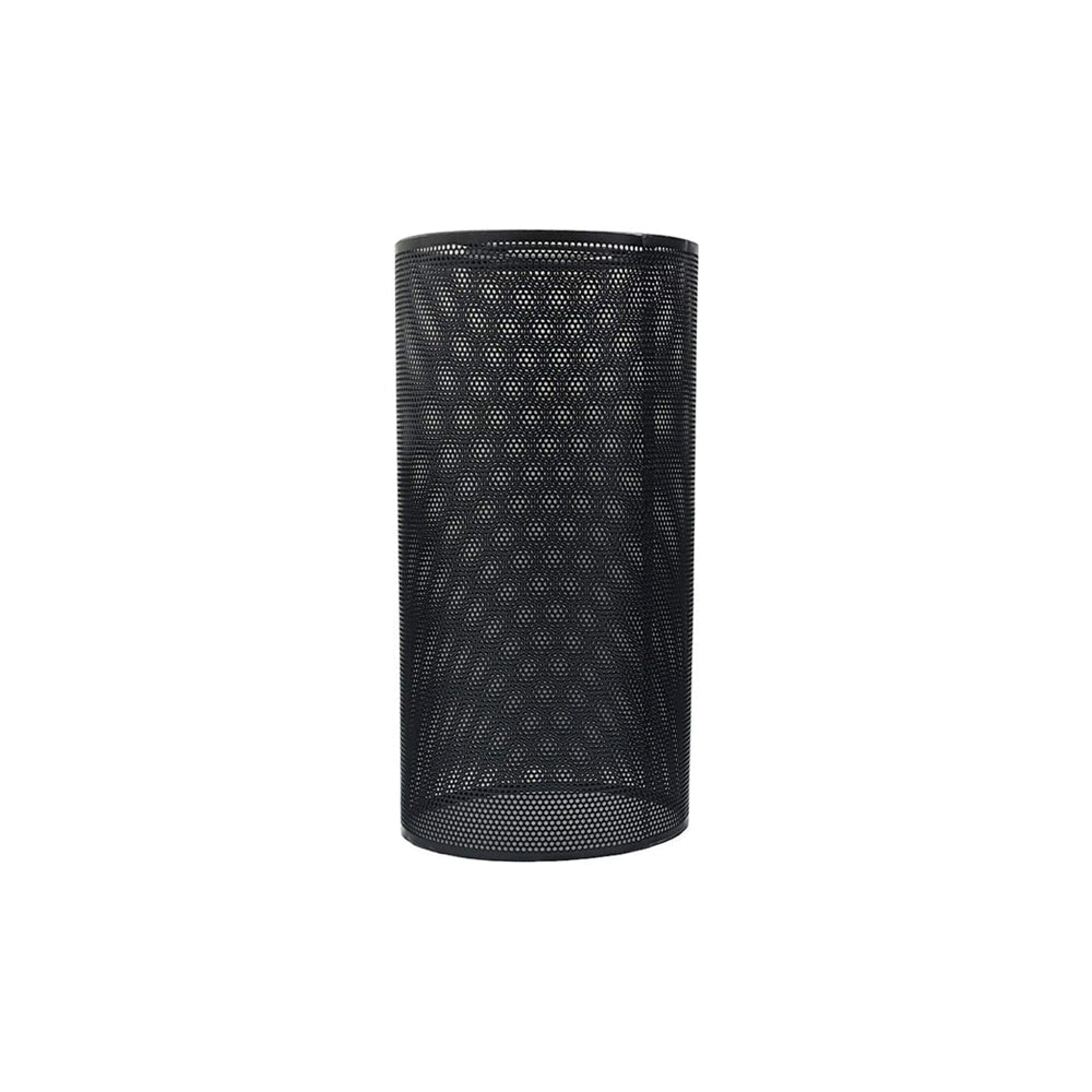 Black Cage Cylinder Light Shade