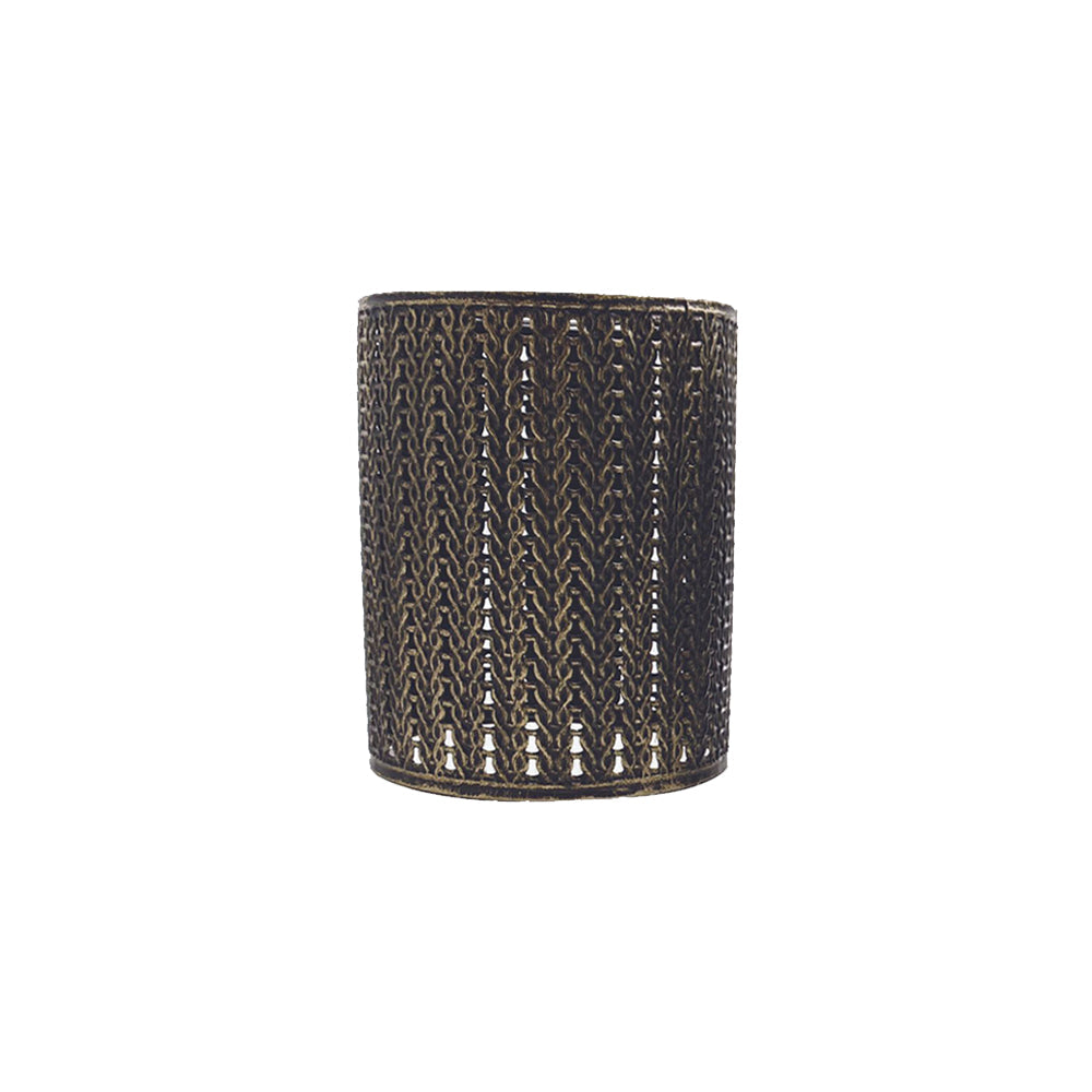 Brushed Brass Contemporary Cylinder Light Shade