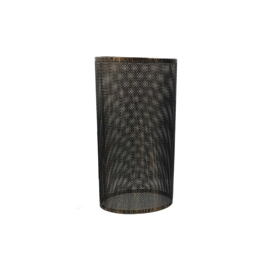 Brushed Copper Cage Cylinder Light Shade