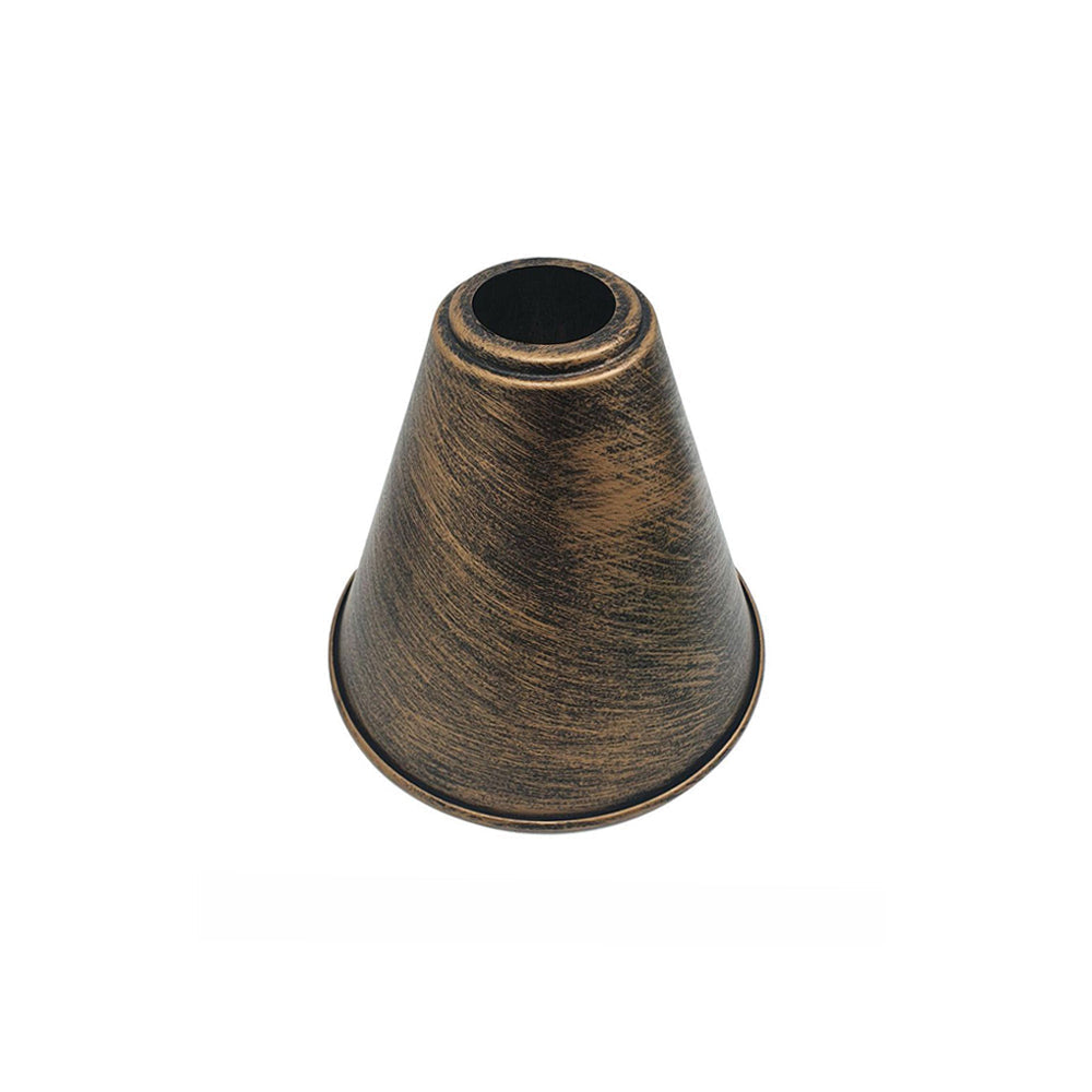 Brushed Copper Tall Cone Light Shade