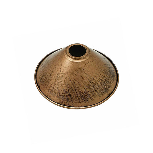Brushed Copper Cone Light Shade