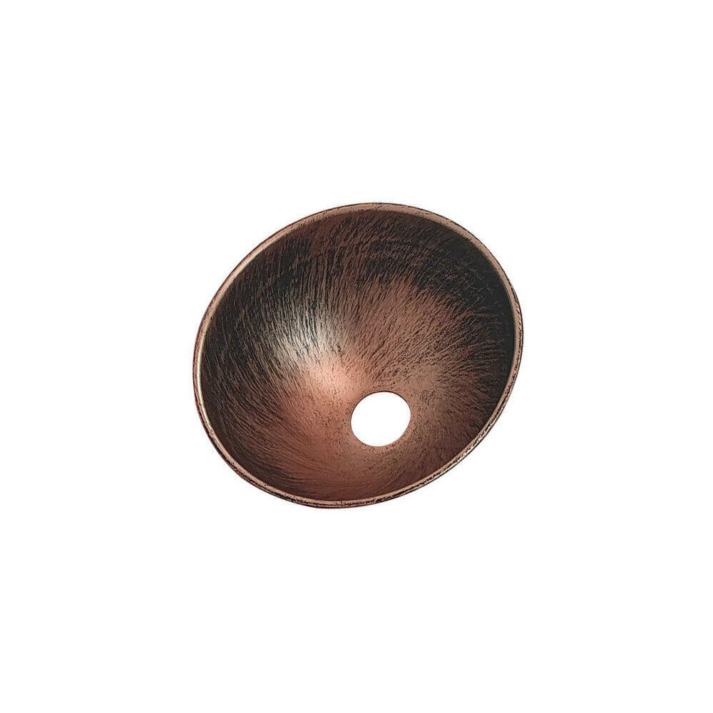 Brushed Copper Dome Light Shade - Small