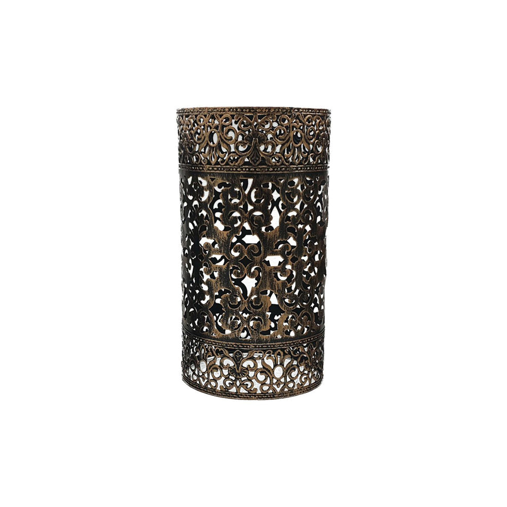 Brushed Copper Vintage Cylinder Light Shade