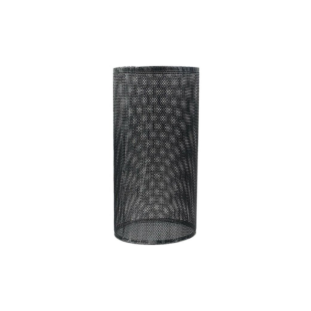 Brushed Silver Cage Cylinder Light Shade