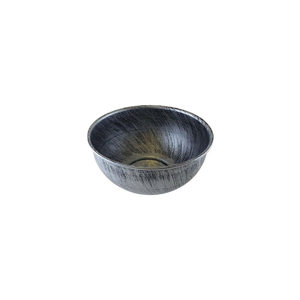 Brushed Silver Dome Vintage Light Shade - Small
