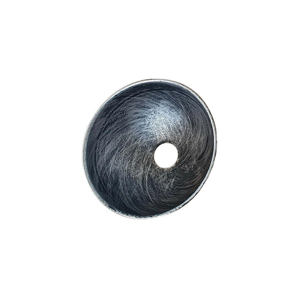 Brushed Silver Dome Light Shade - Small