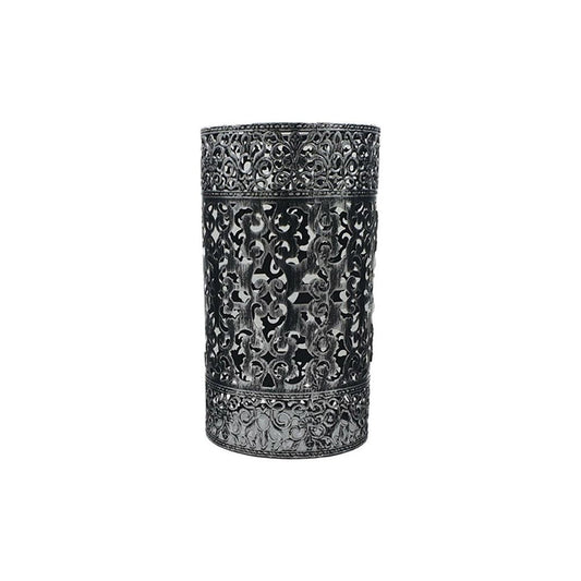 Brushed Silver Vintage Cylinder Light Shade
