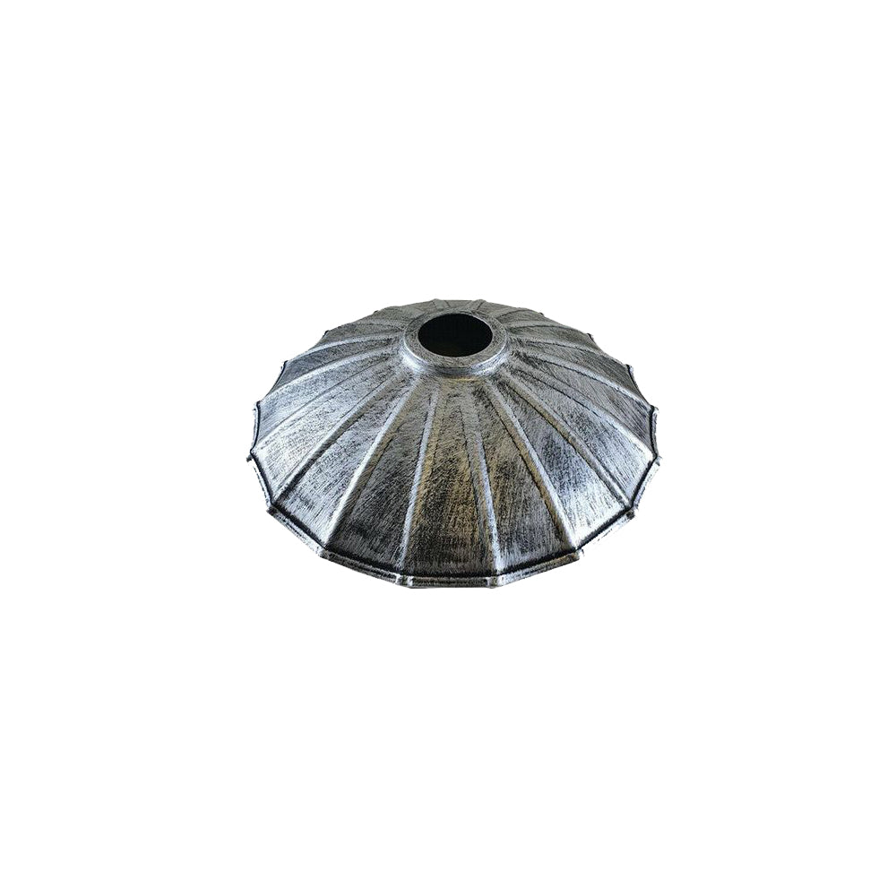 Brushed Silver Umbrella Style Light Shade