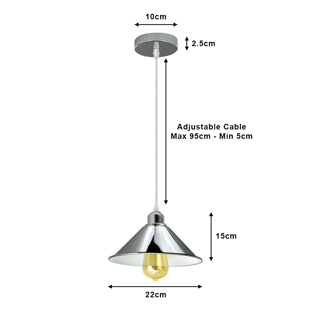 Chrome Pendant Light