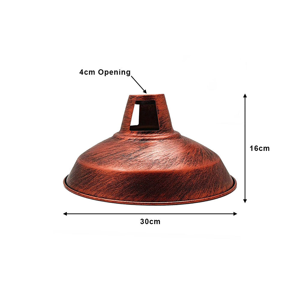 Brushed Brass Barn Industrial Light Shade