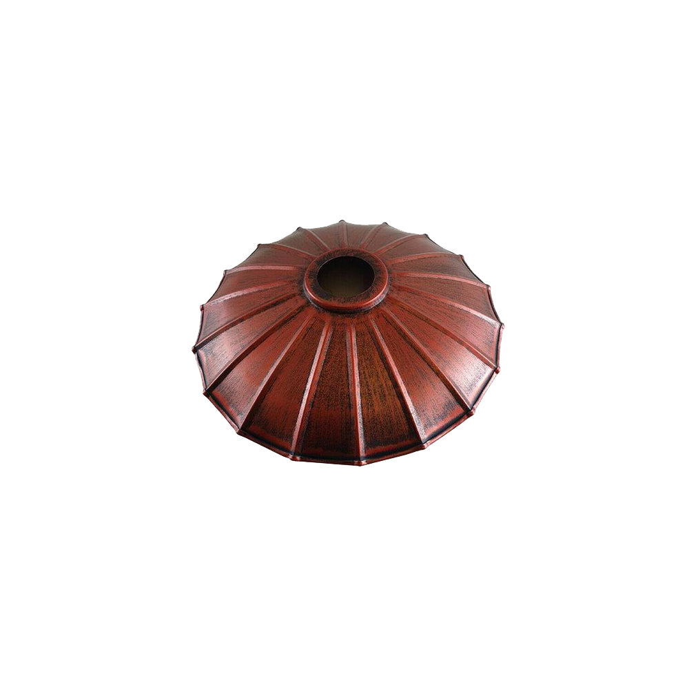 Rustic Red Umbrella Style Light Shade