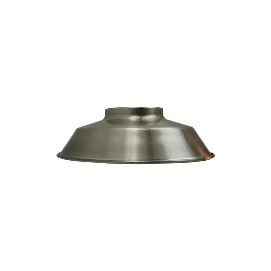 Satin Nickel Bowl Industrial Light Shade