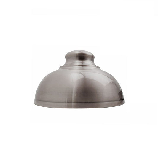 Satin Nickel Dome Vintage Light Shade - Medium