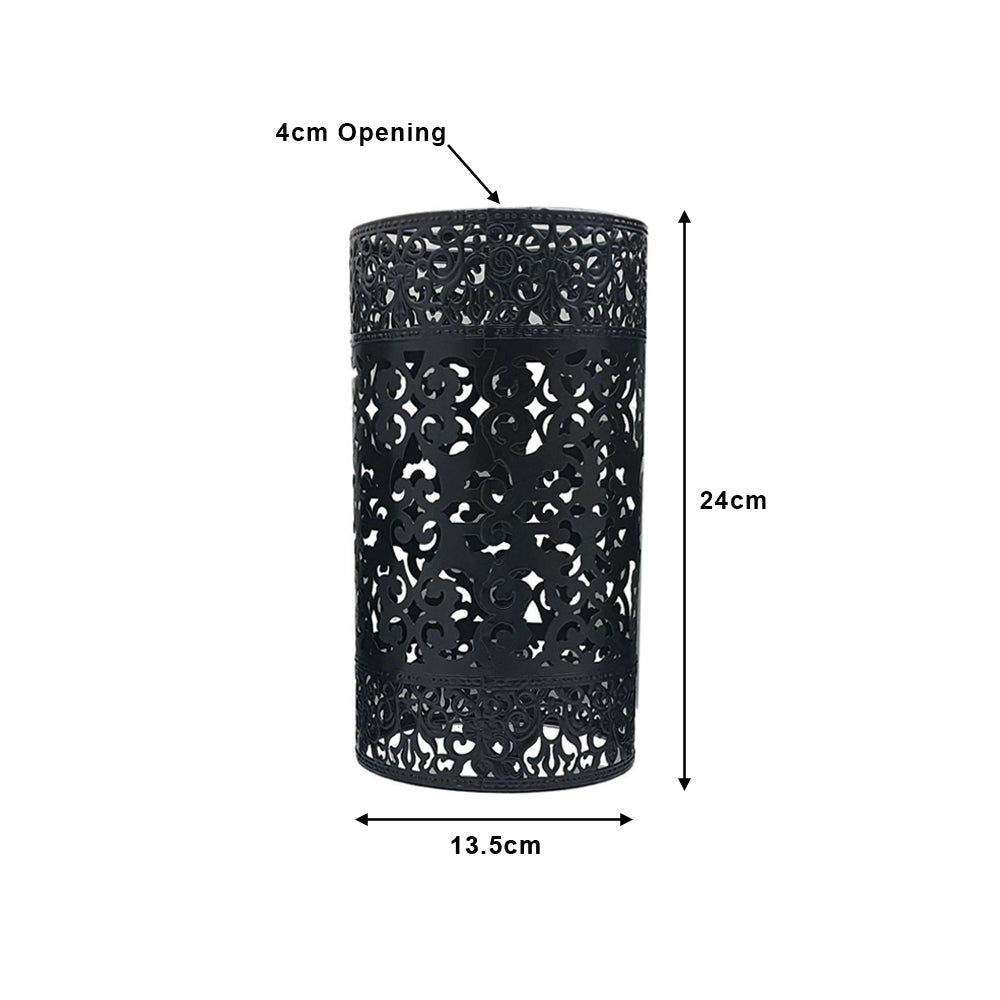 Black Vintage Cylinder Light Shade