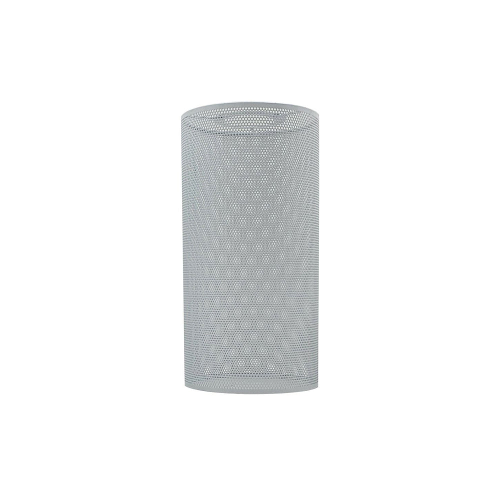 White Cage Cylinder Light Shade