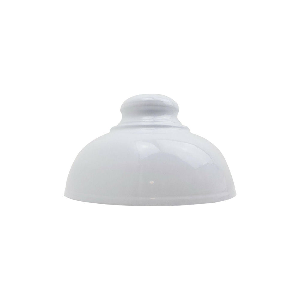 White Dome Vintage Light Shade - Medium