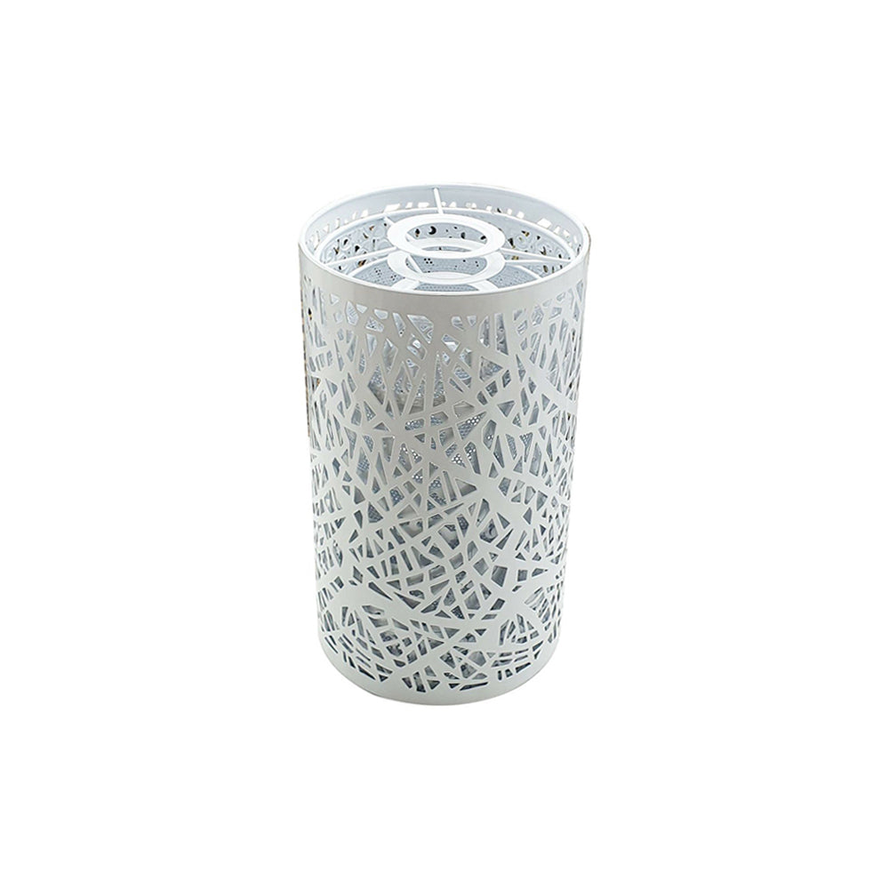 White Retro Cylinder Light Shade