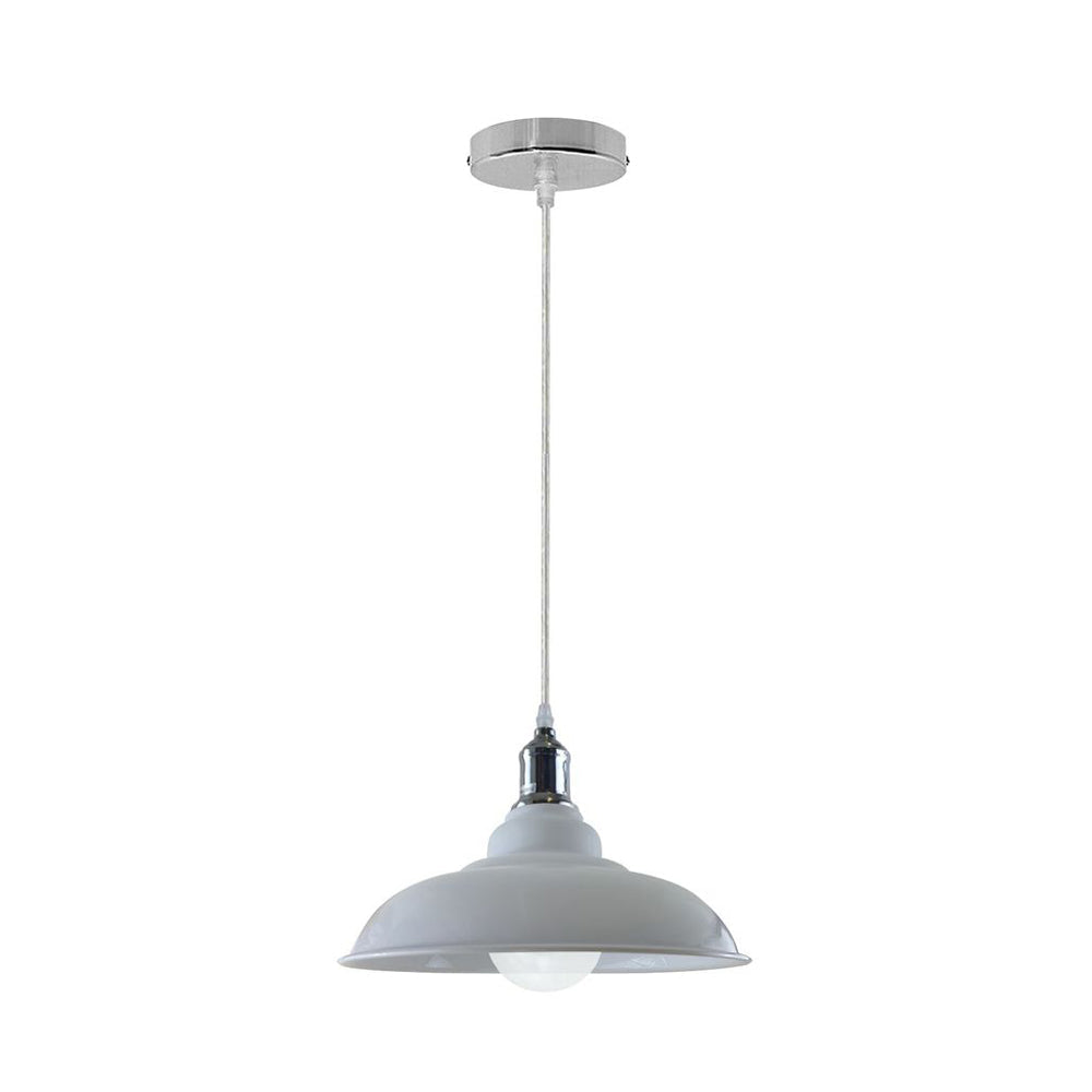 Bowl Retro Ceiling Pendant Light in 8 Colours
