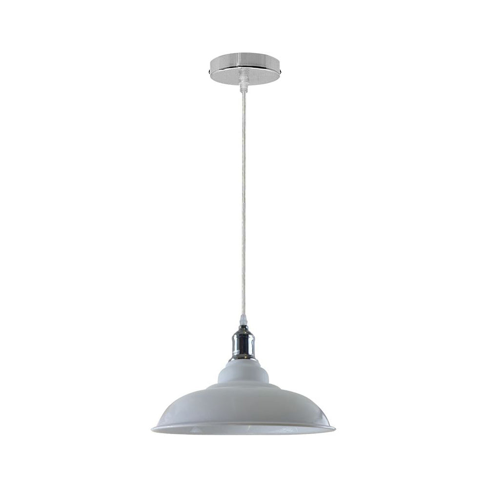 Bowl Retro Ceiling Pendant Light in 8 Colours