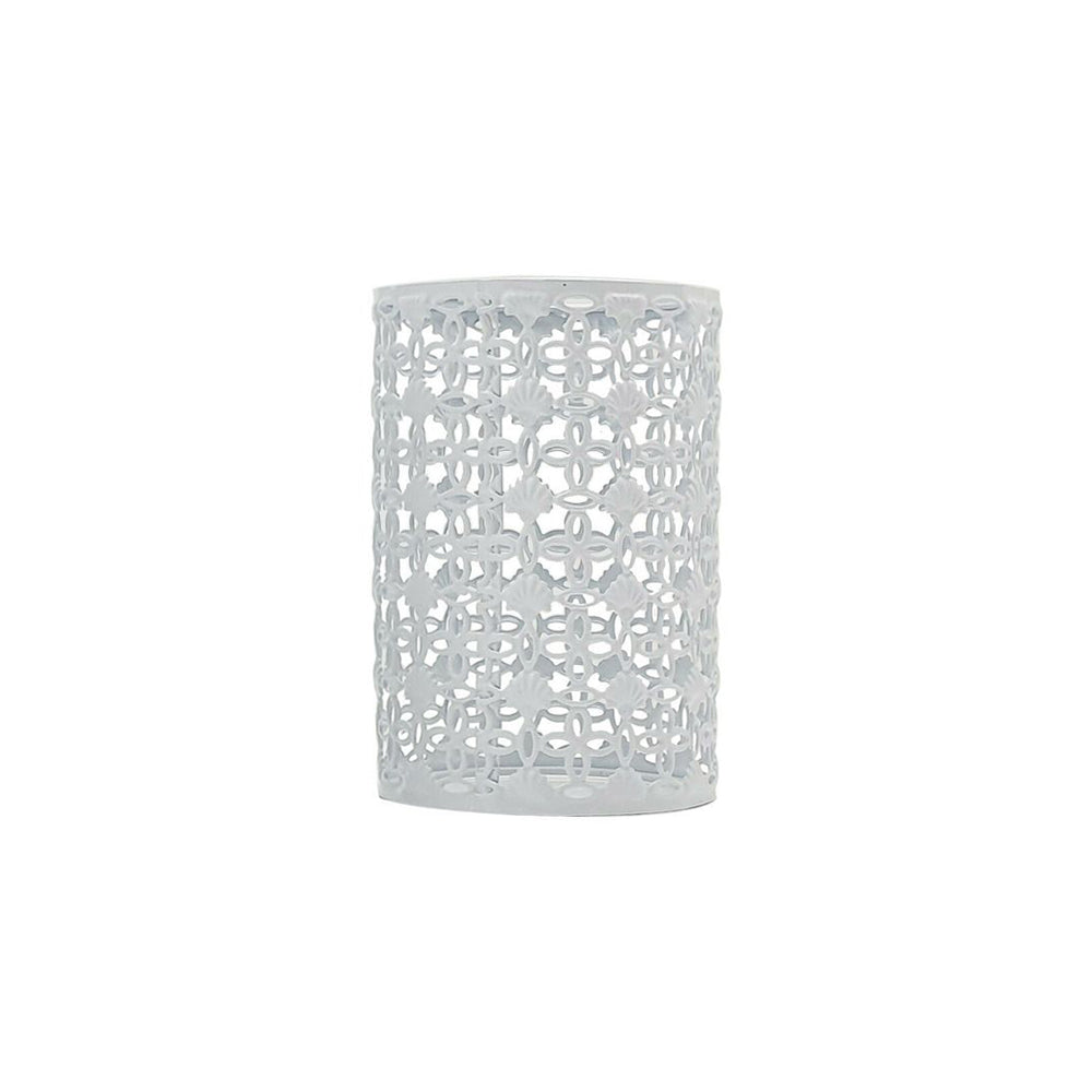 White Antique Style Cylinder Light Shade