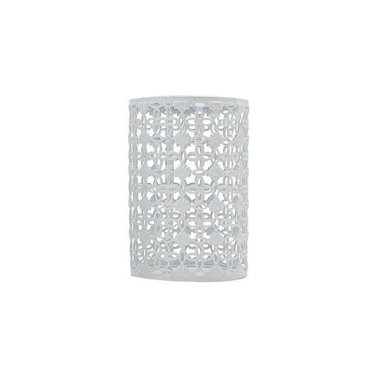 White Antique Style Cylinder Light Shade