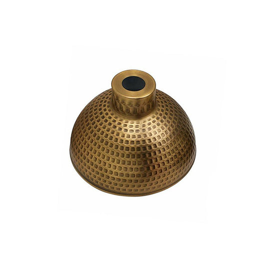 Yellow Brass Dome Retro Ceiling Light Shade