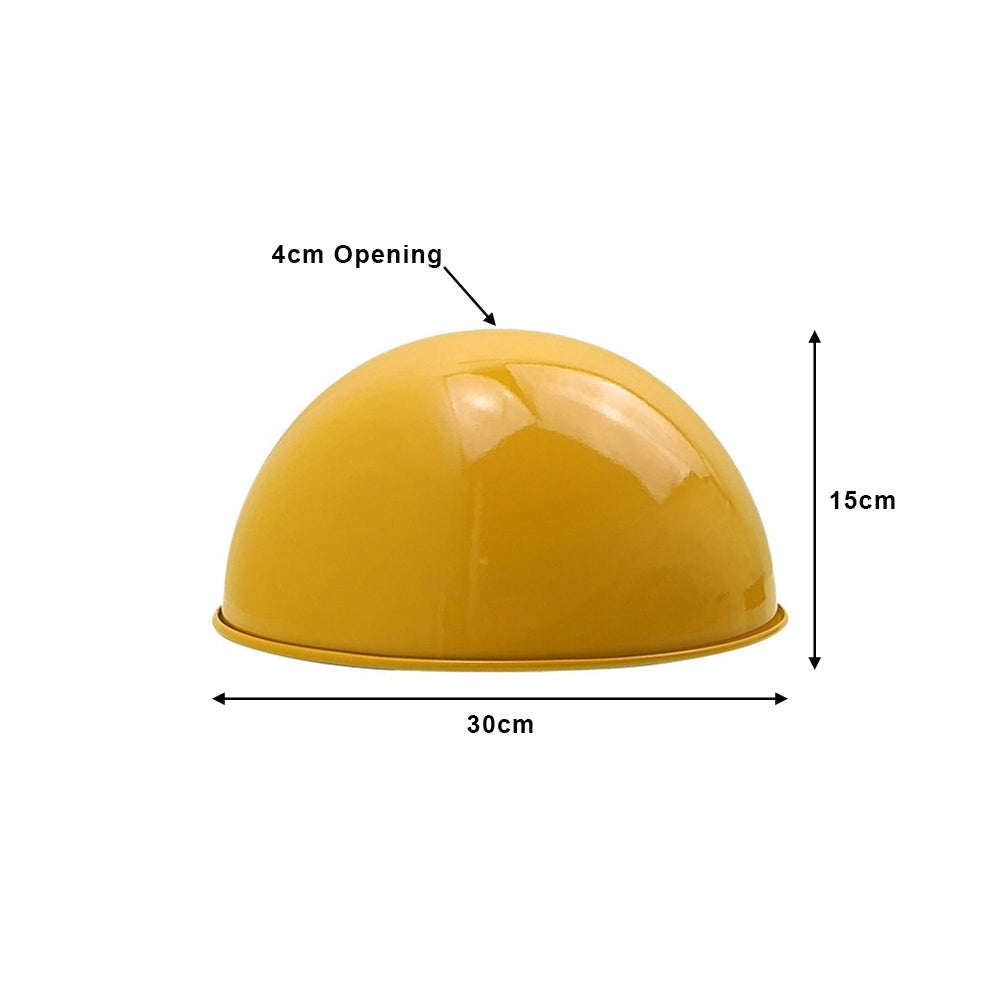 Orange Dome Light Shade - Medium