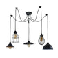 Black Spider 5 Pendant Ceiling Light