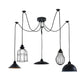 Black Spider 5 Pendant Ceiling Light