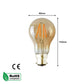 A60 B22 / E27 - 4W / 8W Edison Dimmable LED Bulbs - Vintage Amber / Cool White - 2 Pack