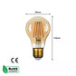 A60 B22 / E27 - 4W / 8W Edison Dimmable LED Bulbs - Vintage Amber / Cool White - 2 Pack