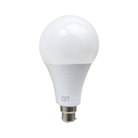 B22 25W LED Non Dimmable Energy Saving Light Bulbs - Warm White 3500K